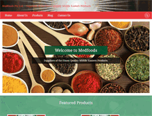 Tablet Screenshot of medfoods.com.au